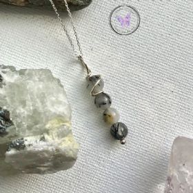 Tourmaline Quartz Pendant Necklace